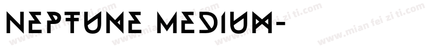Neptune Medium字体转换